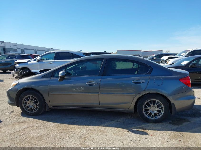 2012 Honda Civic Lx VIN: 2HGFB2F55CH583816 Lot: 43874911