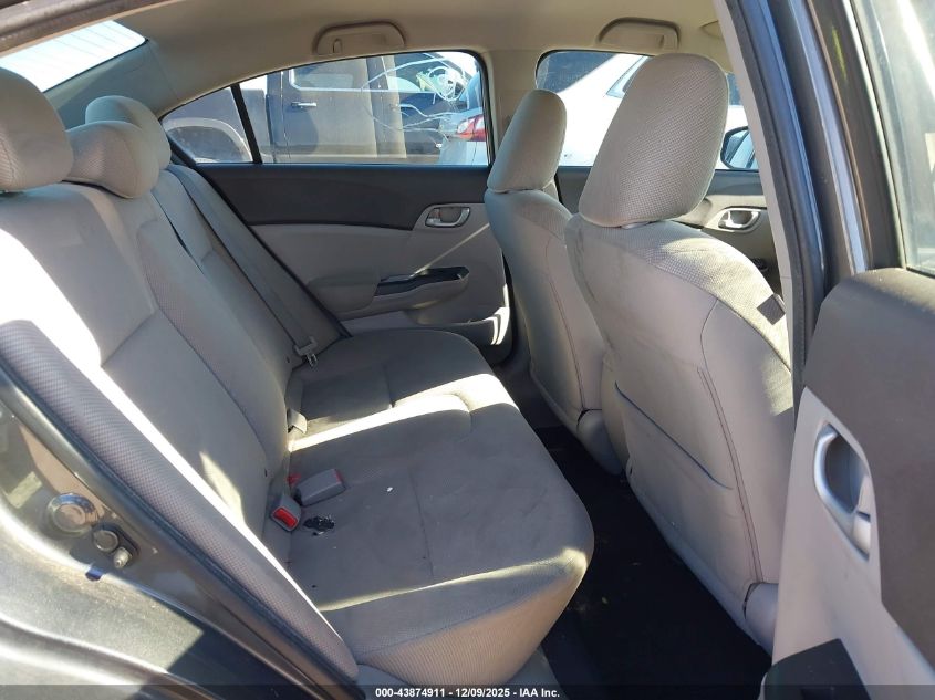 2012 Honda Civic Lx VIN: 2HGFB2F55CH583816 Lot: 43874911