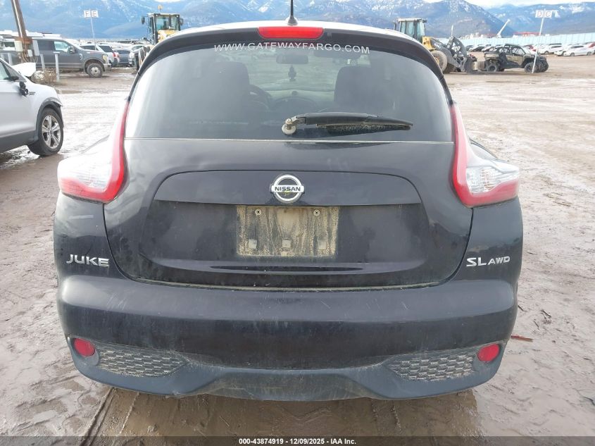 2016 Nissan Juke Sl VIN: JN8AF5MV4GT650243 Lot: 43874919