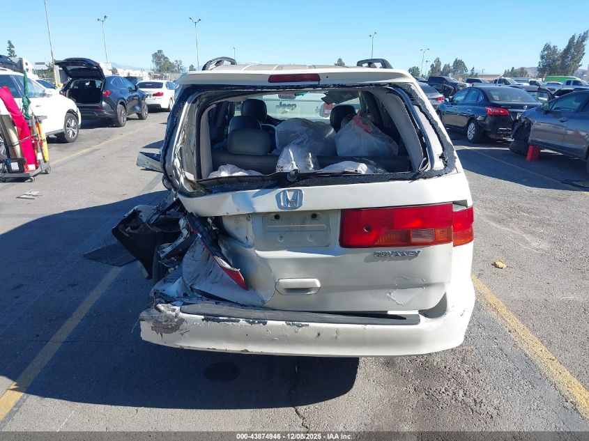 1999 Honda Odyssey Ex VIN: 2HKRL1864XH522575 Lot: 43874946
