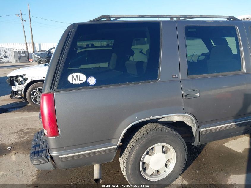 1999 GMC Yukon Sle VIN: 1GKEC13R0XJ801274 Lot: 43874947