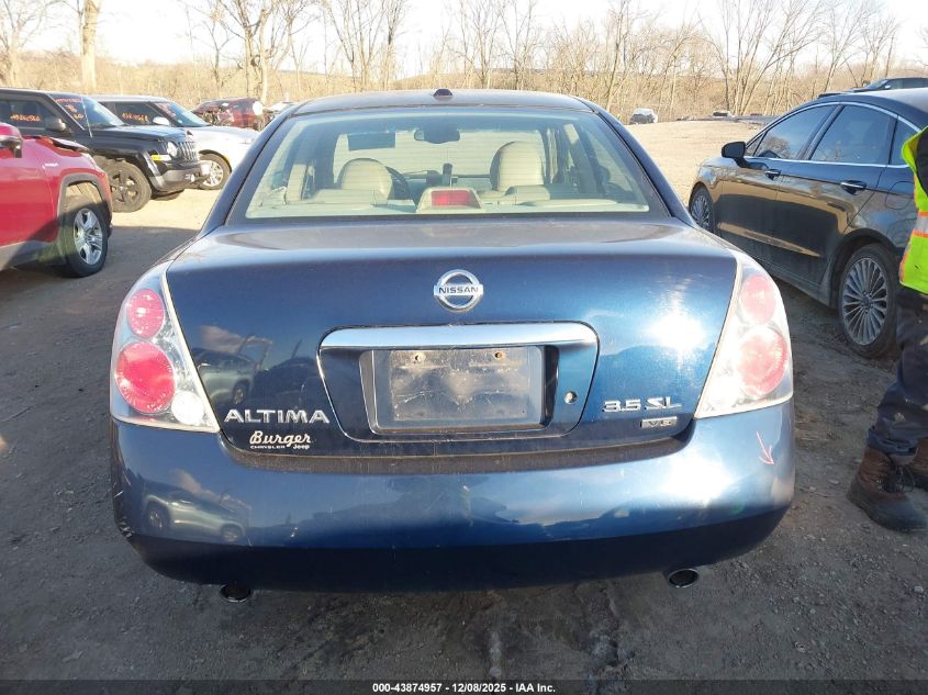 2006 Nissan Altima 3.5 Sl VIN: 1N4BL11E16C201225 Lot: 43874957