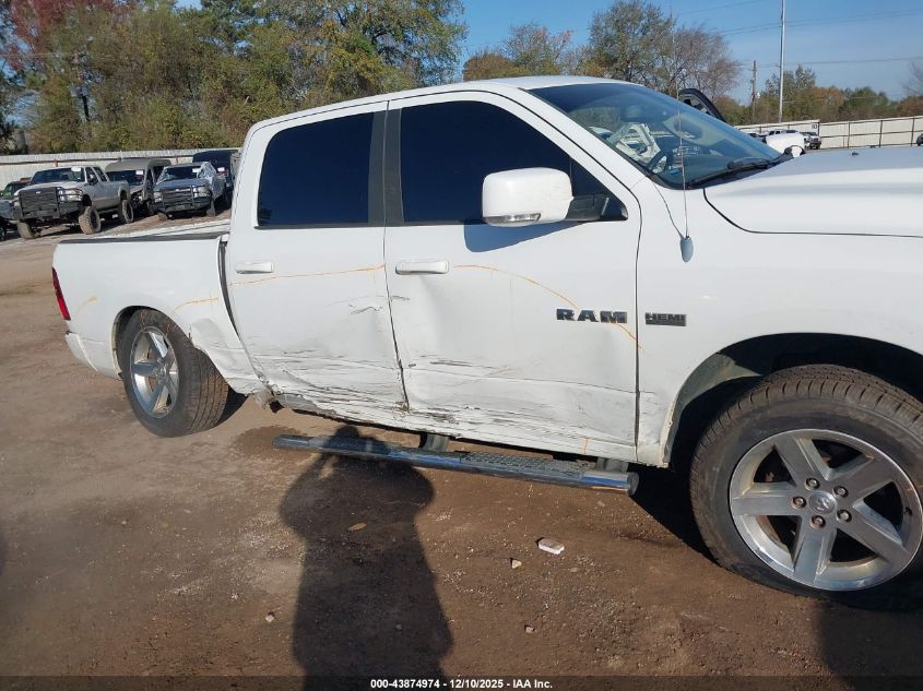 2010 Dodge Ram 1500 Slt/Sport/Trx VIN: 1D7RB1CT9AS231021 Lot: 43874974