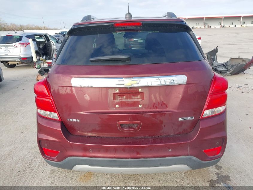 2017 Chevrolet Trax Premier VIN: 3GNCJMSB6HL275829 Lot: 43874989