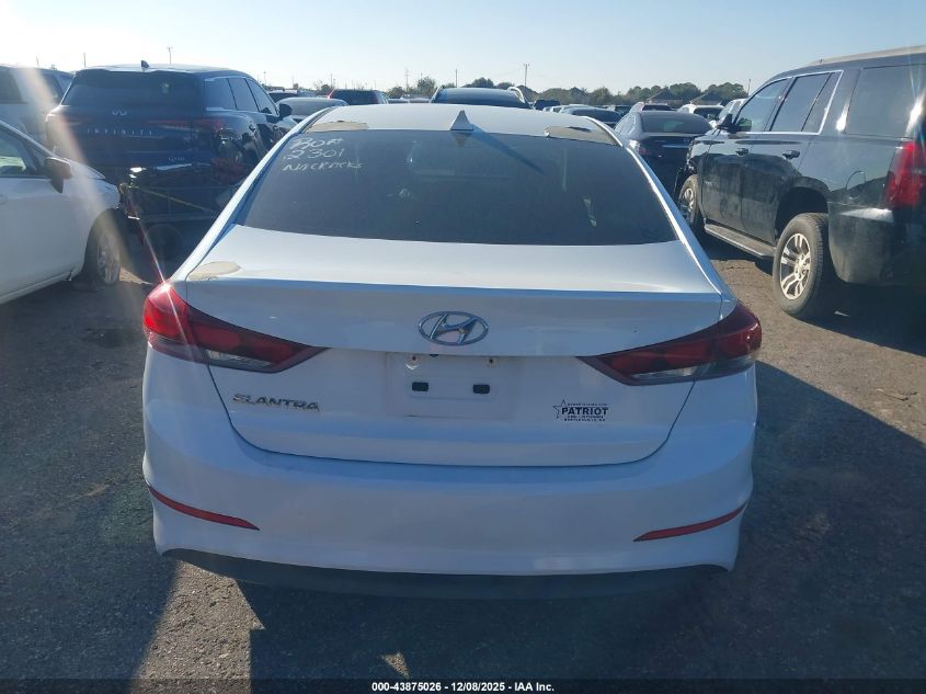 2017 Hyundai Elantra Value Edition VIN: 5NPD84LF7HH184787 Lot: 43875026