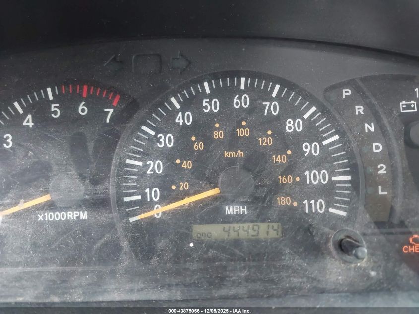 2001 Toyota Tundra Sr5 V8 VIN: 5TBRT34111S204459 Lot: 43875056