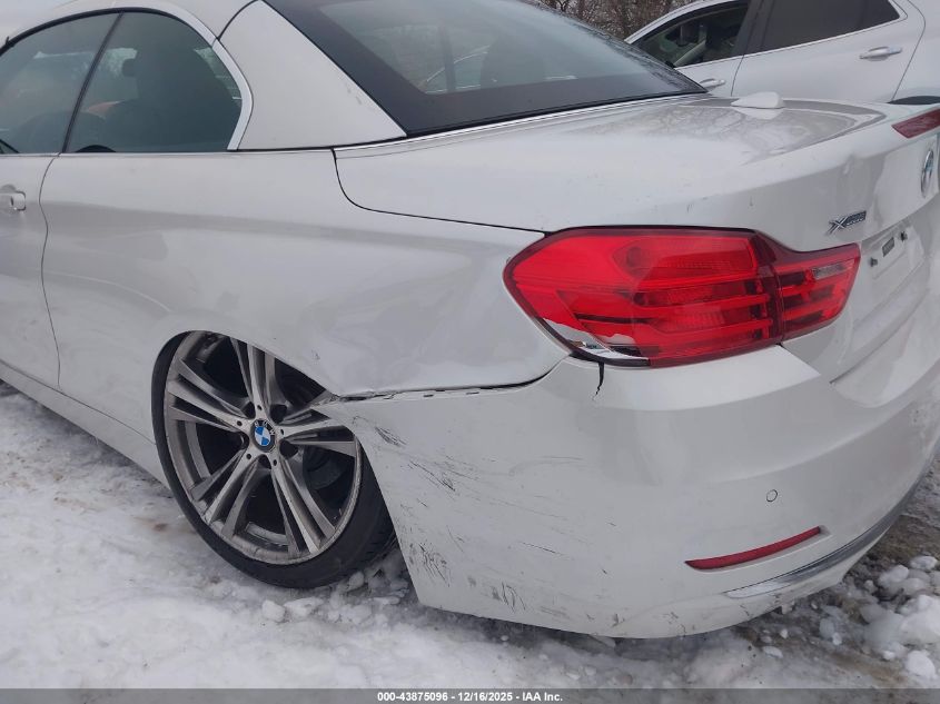 2017 BMW 430I xDrive VIN: WBA4U9C50H5D44203 Lot: 43875096