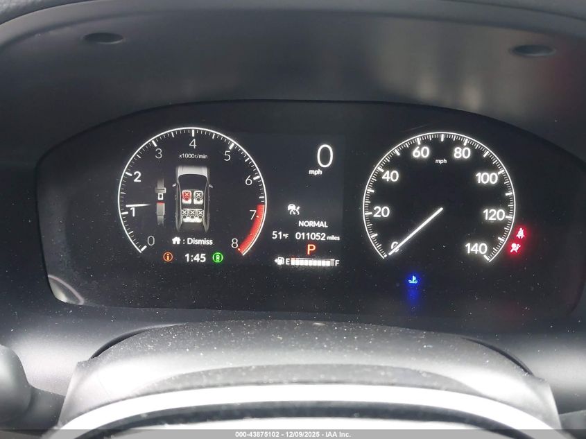 2024 Honda Hr-V Awd Ex-L/Awd Ex-L W/O Bsi VIN: 3CZRZ2H78RM725652 Lot: 43875102