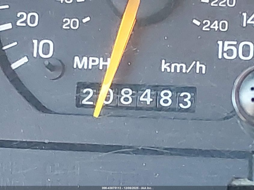 1996 Ford Mustang Gt VIN: 1FALP45X3TF104656 Lot: 43875113