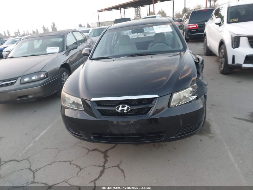 2008 Hyundai Sonata Gls VIN: 5NPET46C88H310787 Lot: 43875125