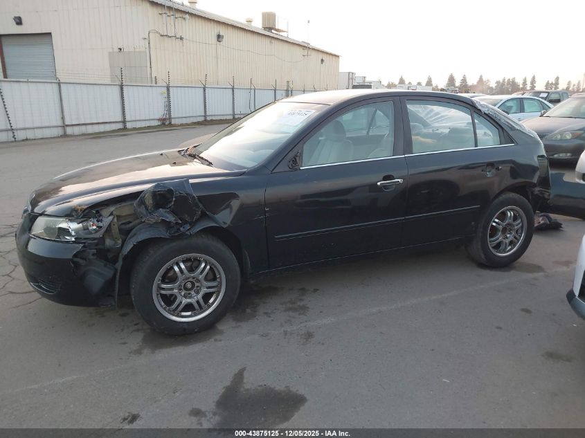 2008 Hyundai Sonata Gls VIN: 5NPET46C88H310787 Lot: 43875125