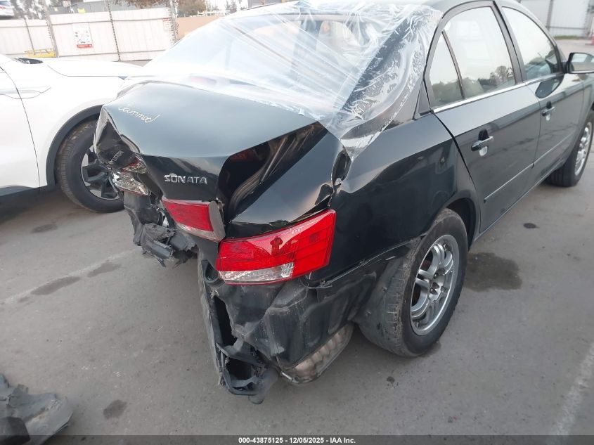 2008 Hyundai Sonata Gls VIN: 5NPET46C88H310787 Lot: 43875125