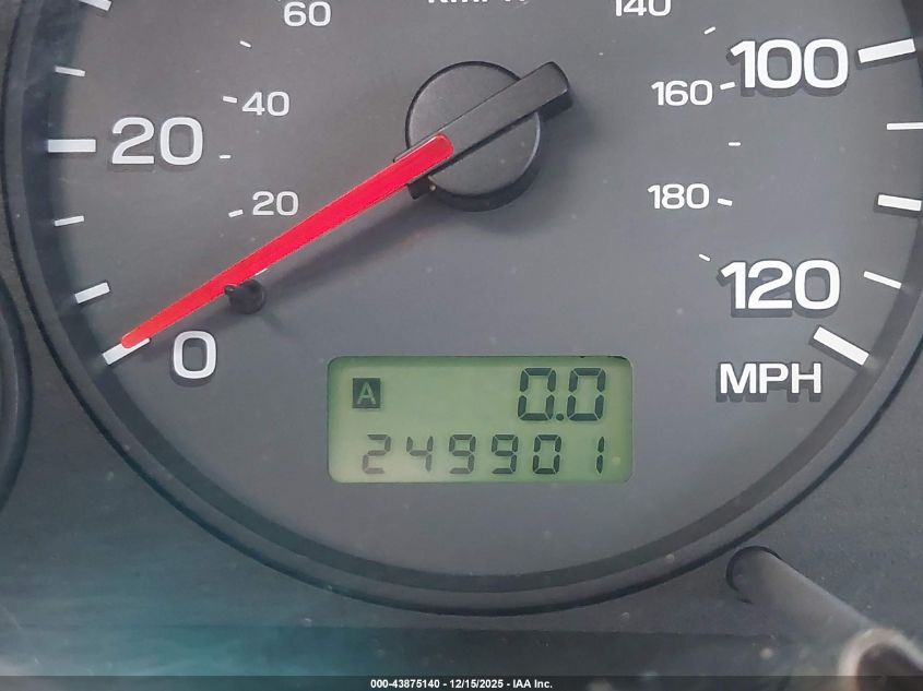 2001 Subaru Forester S VIN: JF1SF65631H751299 Lot: 43875140