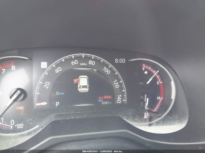 2025 Toyota Rav4 Le VIN: 2T3H1RFVXSC327089 Lot: 43875141