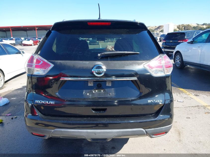 2015 Nissan Rogue Sv VIN: KNMAT2MVXFP584162 Lot: 43875170