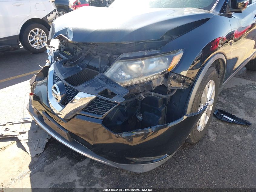 2015 Nissan Rogue Sv VIN: KNMAT2MVXFP584162 Lot: 43875170