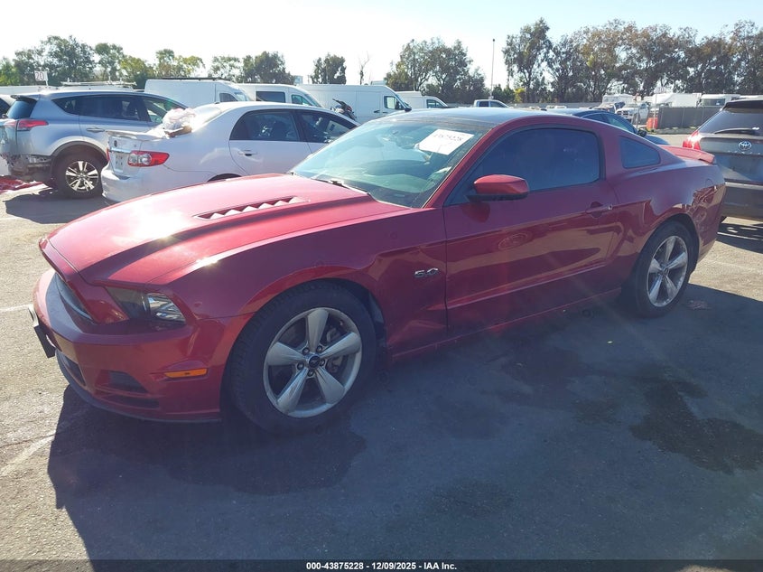 1ZVBP8CF8E5205107 2014 FORD MUSTANG photo no. 2