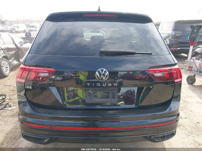 2023 Volkswagen Tiguan 2.0T Se R-Line Black VIN: 3VVCB7AXAPM138015 Lot: 43875235