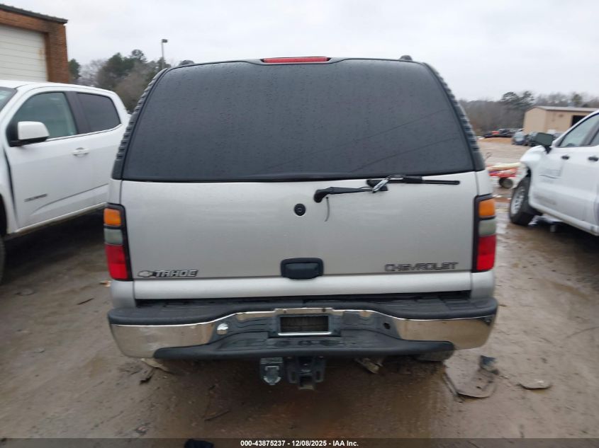 2005 Chevrolet Tahoe Ls VIN: 1GNEK13T85J162916 Lot: 43875237