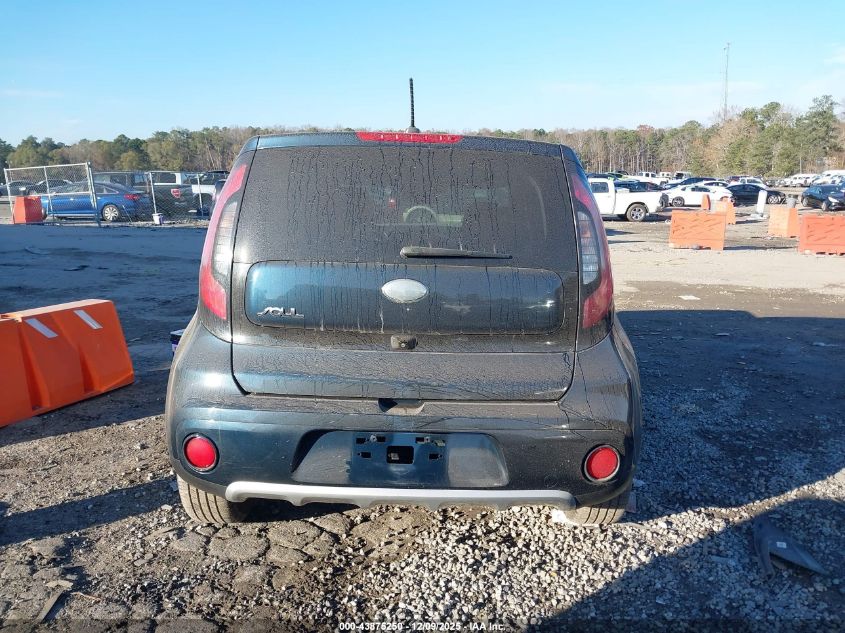 2018 Kia Soul + VIN: KNDJP3A56J7565650 Lot: 43875250