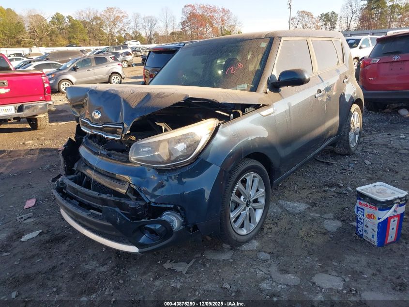 2018 Kia Soul + VIN: KNDJP3A56J7565650 Lot: 43875250