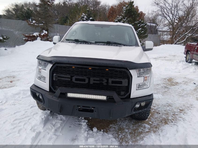 2016 Ford F-150 Lariat VIN: 1FTEW1EF1GKD92413 Lot: 43875259