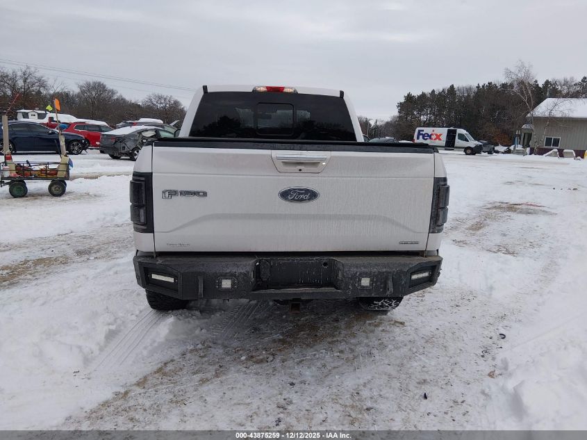 2016 Ford F-150 Lariat VIN: 1FTEW1EF1GKD92413 Lot: 43875259