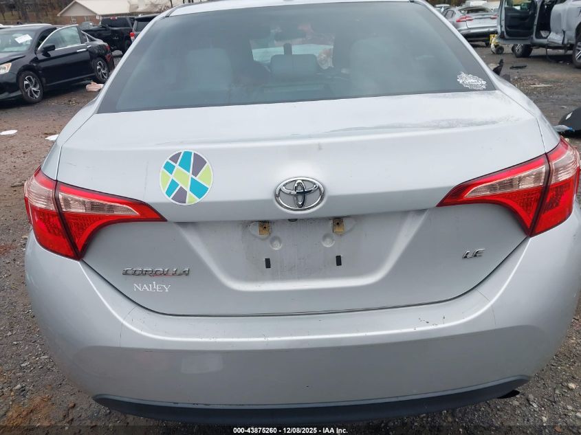 2017 Toyota Corolla Le VIN: 2T1BURHEXHC788062 Lot: 43875260