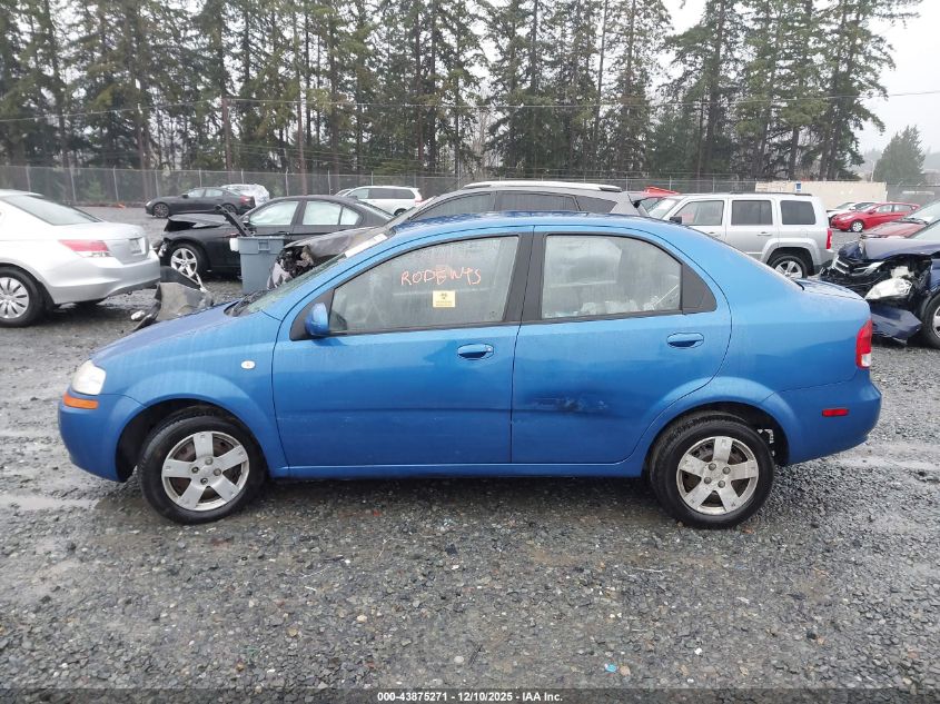 2006 Chevrolet Aveo Ls VIN: KL1TD56646B522743 Lot: 43875271