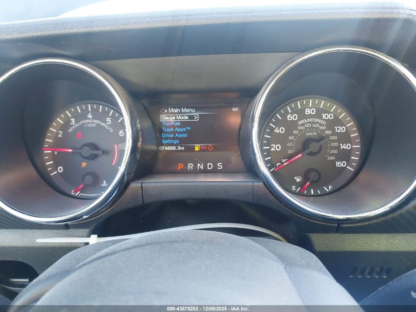 2016 Ford Mustang V6 VIN: 1FA6P8AM2G5202542 Lot: 43875282