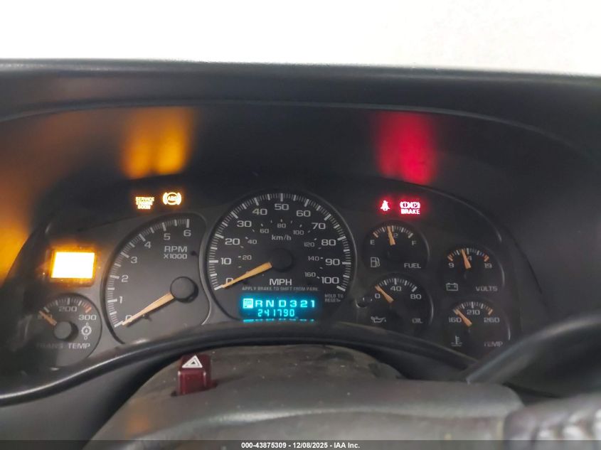 2002 Chevrolet Silverado 1500Hd Ls VIN: 1GCGK13U22F223749 Lot: 43875309