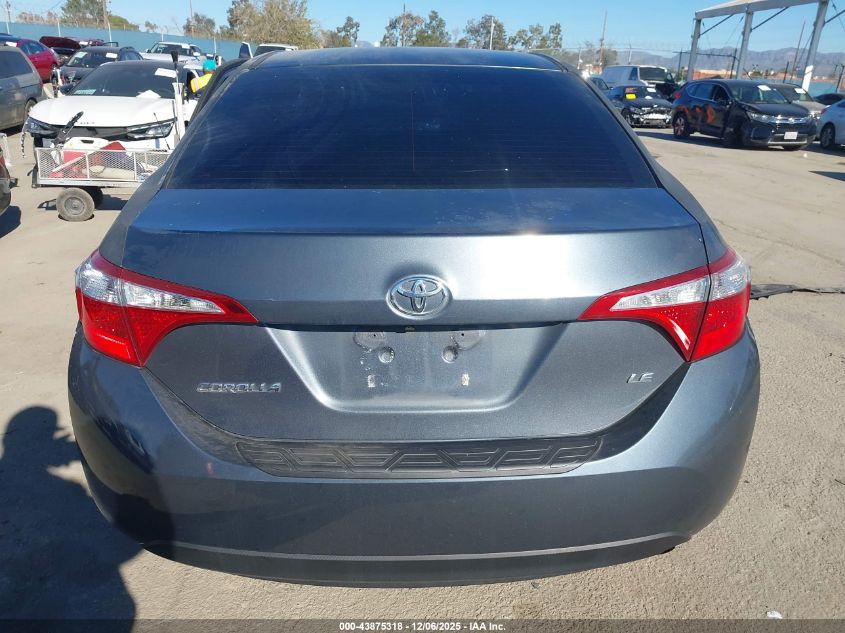 2016 Toyota Corolla Le Plus VIN: 5YFBURHE4GP534765 Lot: 43875318