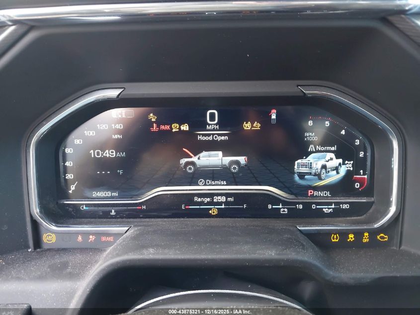 2025 GMC Sierra 3500Hd 4Wd Standard Bed Denali Ultimate VIN: 1GT4UYEYXSF124604 Lot: 43875321