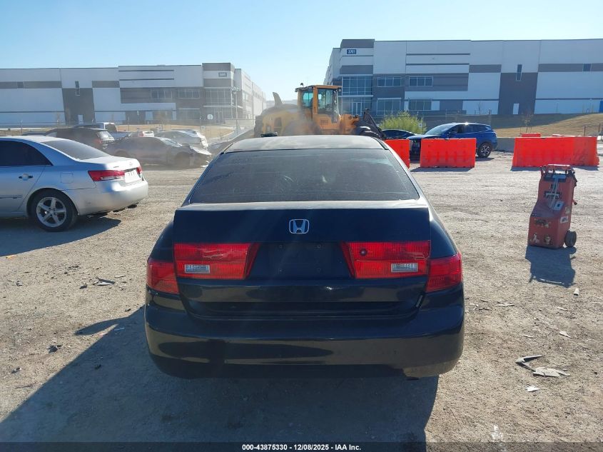 2005 Honda Accord 2.4 Lx VIN: 3HGCM56465G700330 Lot: 43875330