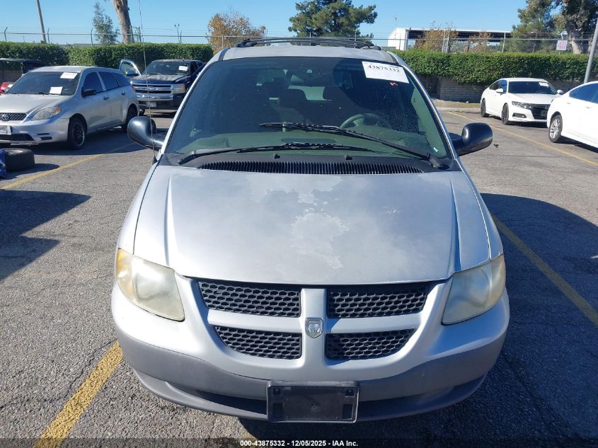 2003 Dodge Caravan Se VIN: 1D4GP25333B144792 Lot: 43875332
