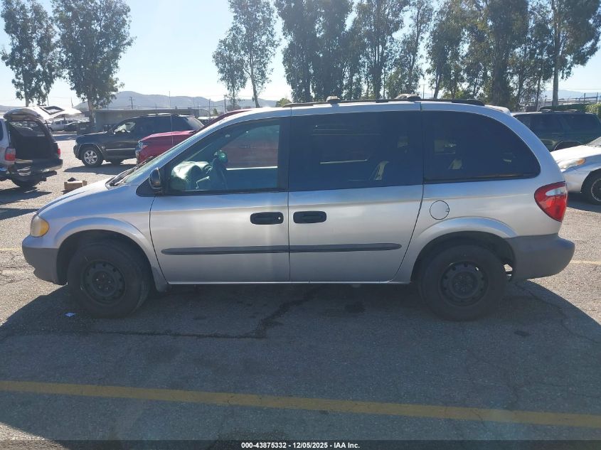 2003 Dodge Caravan Se VIN: 1D4GP25333B144792 Lot: 43875332