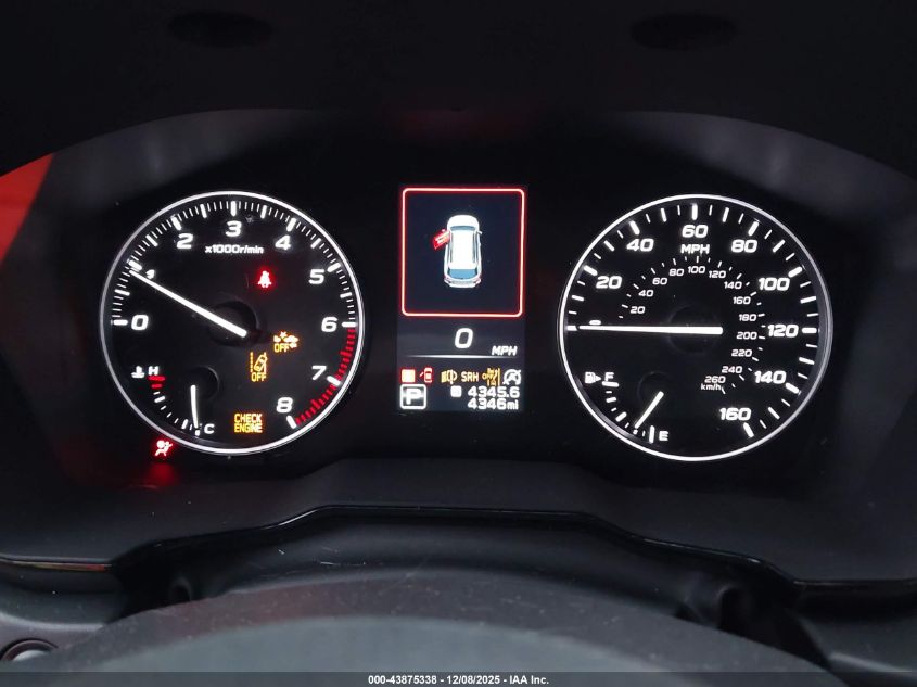 2025 Subaru Outback Premium VIN: 4S4BTADC1S3253920 Lot: 43875338