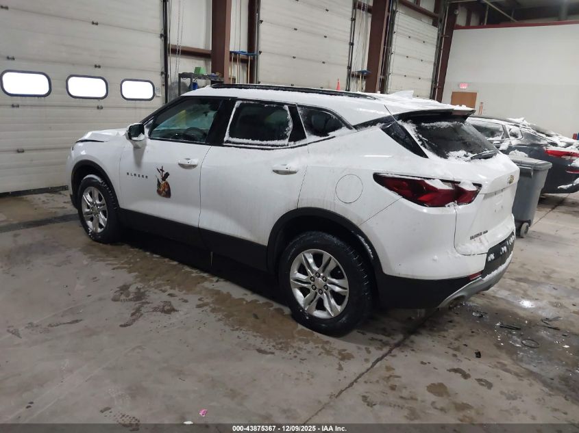 2022 Chevrolet Blazer Awd 2Lt VIN: 3GNKBHR46NS170619 Lot: 43875367