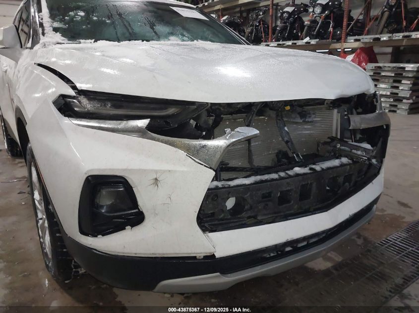 2022 Chevrolet Blazer Awd 2Lt VIN: 3GNKBHR46NS170619 Lot: 43875367