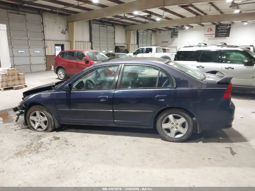 2004 Honda Civic Ex VIN: 2HGES26794H536867 Lot: 43875376