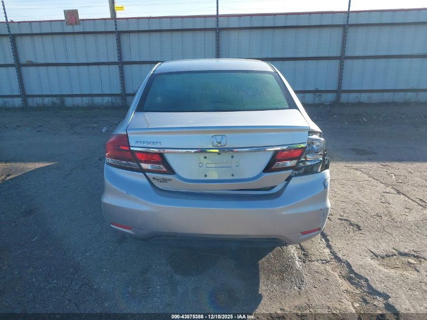 2013 Honda Civic Lx VIN: 19XFB2F54DE051002 Lot: 43875386