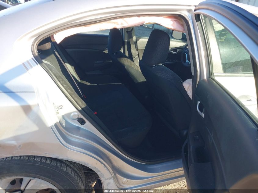 2013 Honda Civic Lx VIN: 19XFB2F54DE051002 Lot: 43875386