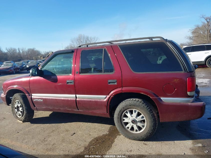 2001 GMC Jimmy Slt VIN: 1GKDT13W812106172 Lot: 43875404