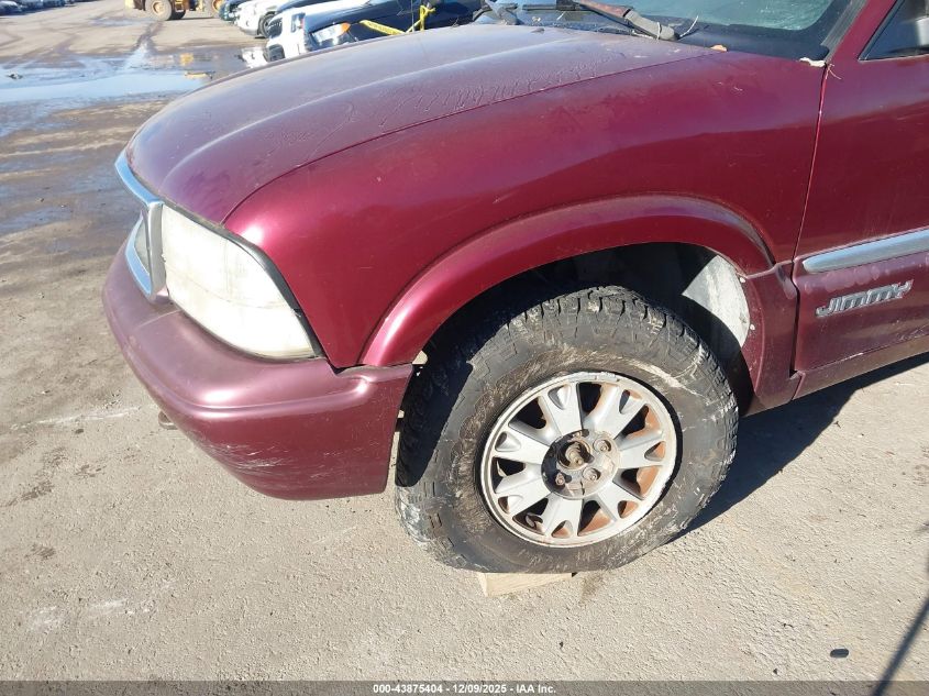 2001 GMC Jimmy Slt VIN: 1GKDT13W812106172 Lot: 43875404