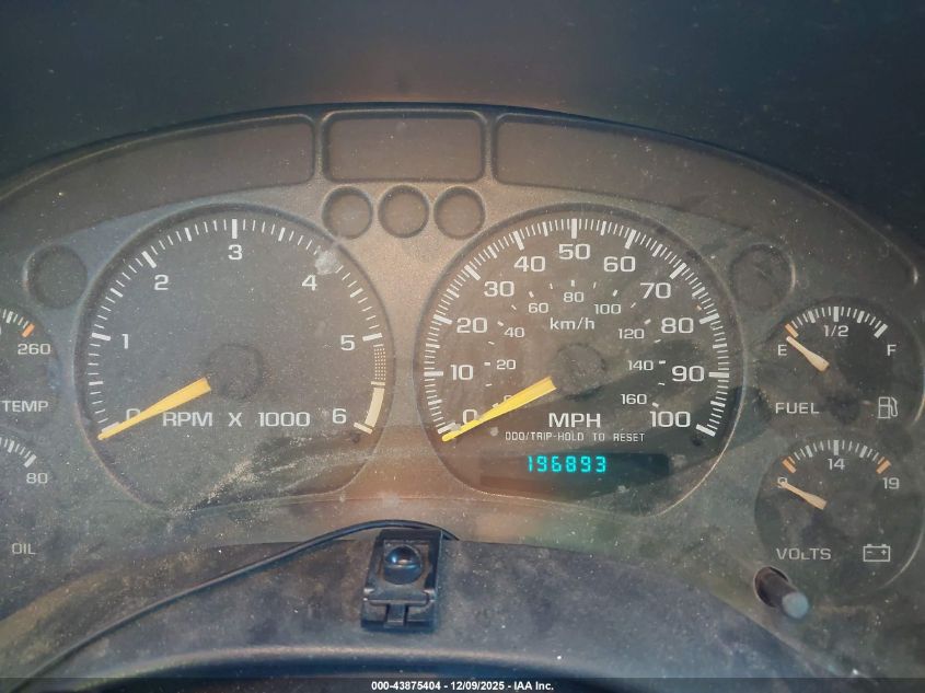 2001 GMC Jimmy Slt VIN: 1GKDT13W812106172 Lot: 43875404