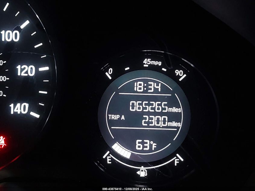 2017 Honda Hr-V Lx VIN: 3CZRU5H31HM726685 Lot: 43875410