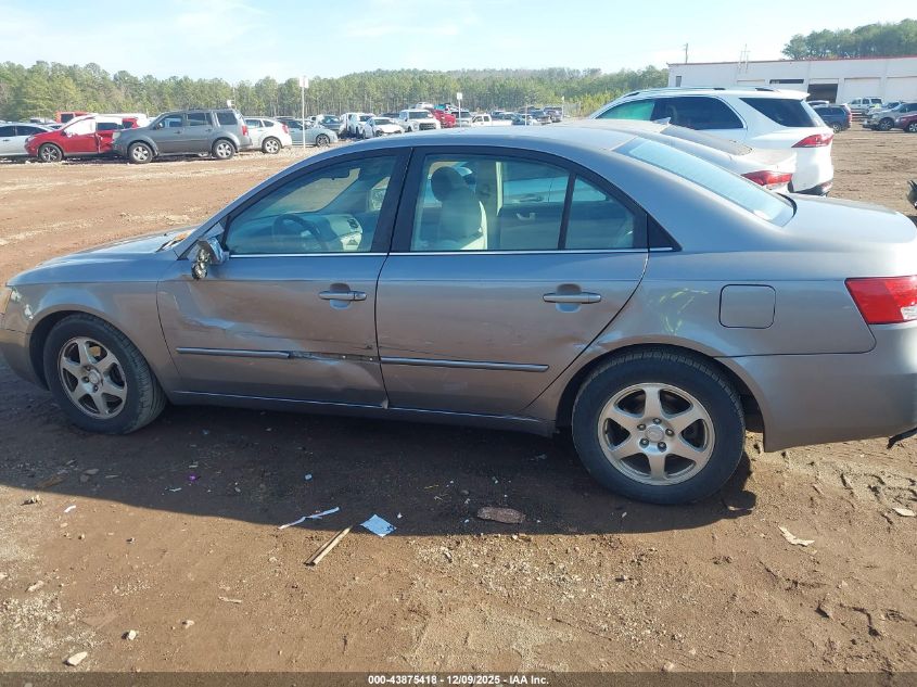 2006 Hyundai Sonata Gls V6/Lx V6 VIN: 5NPEU46F66H021508 Lot: 43875418