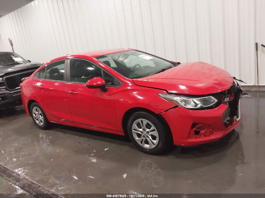 2019 Chevrolet Cruze Ls VIN: 1G1BC5SM0K7125855 Lot: 43875429