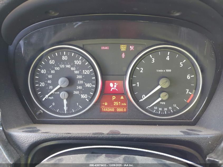 2006 BMW 325I VIN: WBAVB13526KX62236 Lot: 43875433