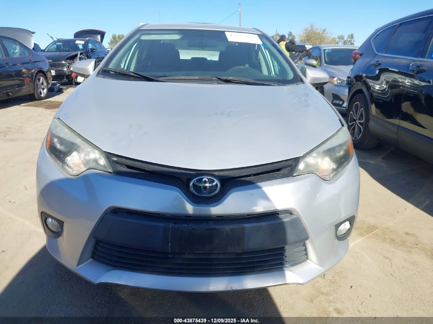 2014 Toyota Corolla Le Plus VIN: 5YFBURHE9EP092224 Lot: 43875439